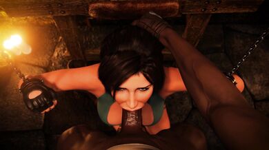 Lara's Deep Throat Adventure with a Blacked Out Classic Cock
