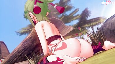 Kuki Shinobu Slurps Jizz from HMV Employee's Cock