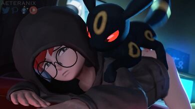 Wild Sex Adventures of a Mature Veterinarian with her Cute Umbreon Puppy