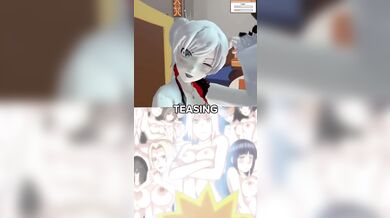Sakura Takes on Weiss in a Steamy PMV Battle