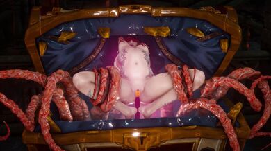 Golden Fucking Shower with a Mimic Chest [4K][EnaLagrange]