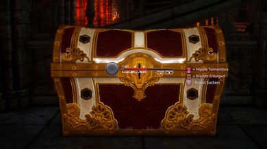 Golden Fucking Shower with a Mimic Chest [4K][EnaLagrange]