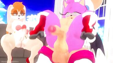 - Amy Gets a Rough Full Nelson from Rouge