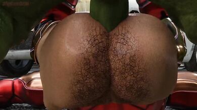 Iron Man Gets Banged by Hulk's Hairy Cock in a Never-Ending Loop