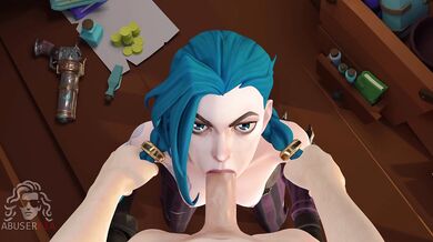 Jinx's Face Fucked by Arcane's Dick