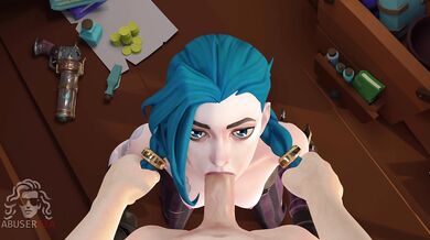 Jinx's Face Fucked by Arcane's Dick
