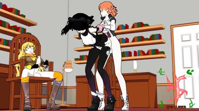 Blake Gets Fucked by Nora as Yang Jizzes