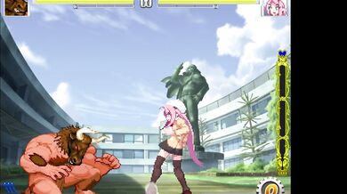 Bull-Man Vs Fire Lizard: An Erotic Fantasy Battle Royale