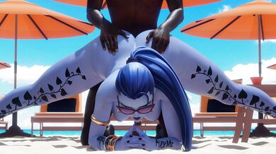 Widowmaker's Beach Bliss with Blacked