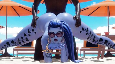 Widowmaker's Beach Bliss with Blacked