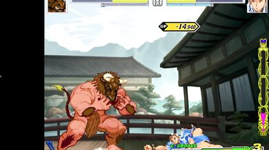 Busty brawlers: Minotaur vs Chun-Li