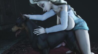 Elsa's Doggy Style Debut - with Audible SFX