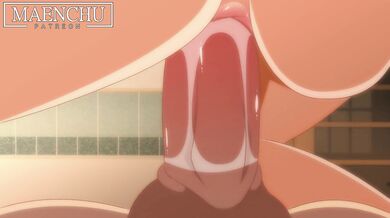 Busty Maid Kobeni Tames Her Master's Cock with her Mouth and Asshole!