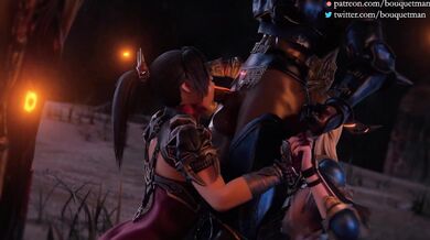 Taki's Sweet Soulcalibur BJ Compilation feat. Isabell and Valentine in 3D SFM Porn