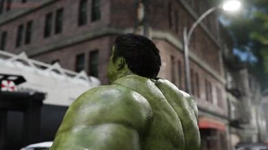 Iron Hulk Pounded by the Invincible Iron Man