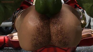 Iron Hulk Pounded by the Invincible Iron Man