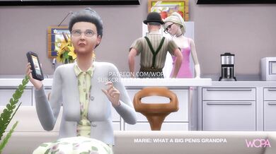 Young Girl Tempts Elderly Grandpa with Her Nymphet Sexuality