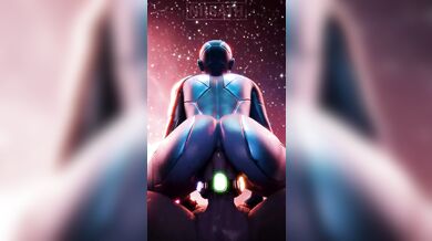 Infinity Buster Fisting by the Nebulous Nymphos of Thanos's Cosmos