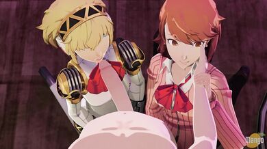 Aigis and Yukari Squishy Mango 3D.