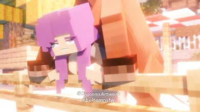 - Beachside Horseplay with Lustful Lily in Minecraft