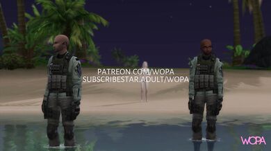 Mermaid's Threesome Orgy Underwater as She Enchants and Swallows Soldiers Whole!