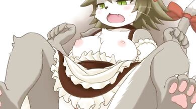 Masturbating in the Shower with a Cat Ear Mask