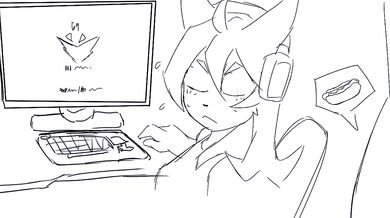 Space Pup's Silent Orgasmic Adventure