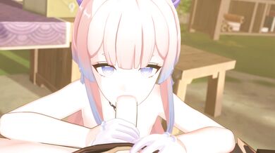 Groping Kokomi's Breasts while she Cums Multiple Times