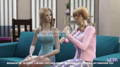 Leonard and Howard Cuckolded by Penny and Bernadette