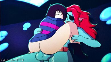Hermaphrodite: Undyne's Anal Penetration of Frisk!