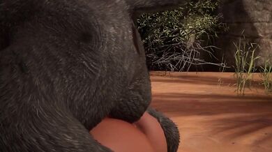 Human Babe Gets Demonic Goat Cum in Wild Sexcapade