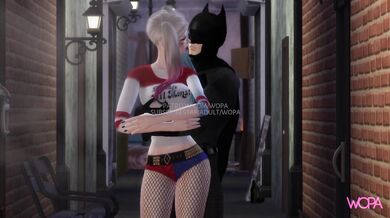 Batman's Big Dick Seduces Harley Quinn in a Teasing Frenzy