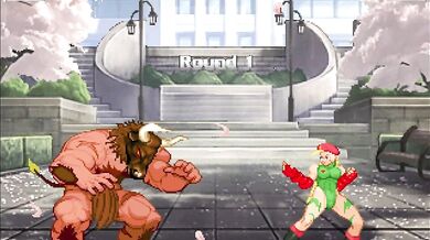 - The Bull's Dominance over Cammy's Supple Body