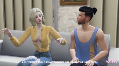 The Naughty Blonde's Interracial Glory Hole Debauchery