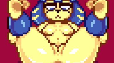'Fully-Pixeled Ankh Loves to Upload Her Video and Enjoy the Hentai Porn Action!'