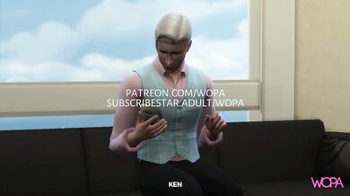 Black Bull's Big Dick Destroys Barbie's Back Door While Ken's Away.
