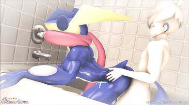 'The Ultimate Water Sensei: Greninja's Secret Bath Time Antics'