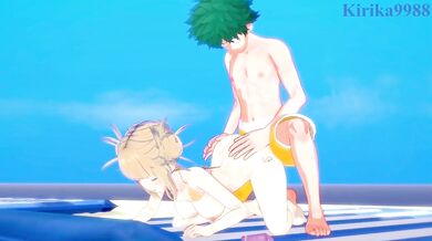 'My Hero Academia: Toga and Midoriya's Beachside Romp'