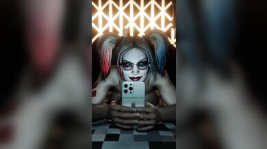 'Harley Quinn On The Phone With Her Favorite Unhinged Lover'