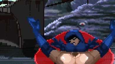 Batman's Badass Bitch Gets Banged by the Joker's Goons in the Batcave