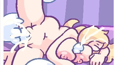 'Boo slumber party in the princesses room'