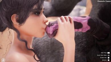 Maya Gets Fucked by a Horse in the Wild