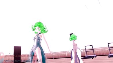 Pussy Workout: Tatsumaki's Motion Exercises in Full 3D Animation