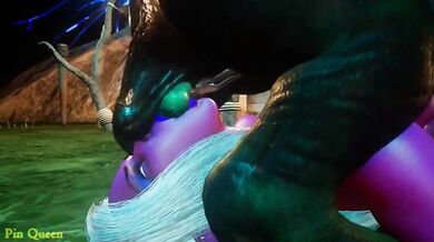 Night Elf's Virginity Taken by Horny Goblin in Wild Orgy