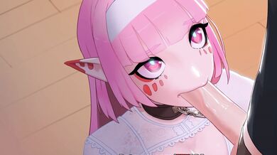 Horny Elf Blowjobs: Feyada's Naughty Suction Sessions with Hunter from Knightly Passions Porn Game