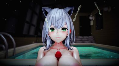 [MMD/4K/R18/Gentlemen] Titjob and Naked Tits: POV Hololive with Noel Shirogane (Somnus)