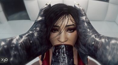 Erotic Experimentation with Ada Wong and a Test Subject in 3D