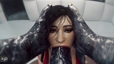 Erotic Experimentation with Ada Wong and a Test Subject in 3D