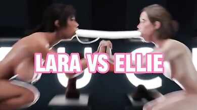 Ellie's First Time on the Slutty Spinner with Lara