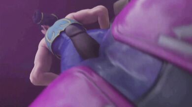 Sexual Tension Between Street Fighter Rivals: Juri and Chun-Li Ends in Double Anal.